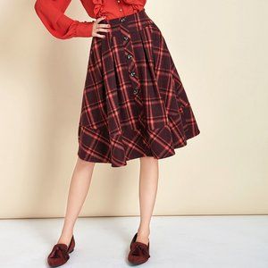 Spring Winter Women Skirt Vintage
